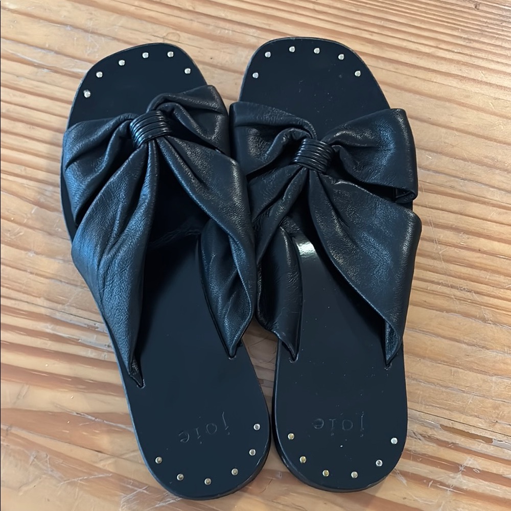 Joie size 37 Italian leather slide sandals